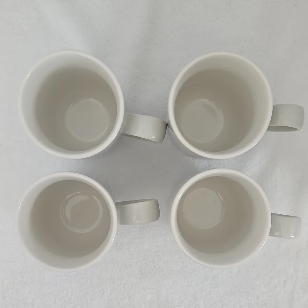Crate&Barrel Graeden Simon Stevens Discontinued Classic Taupe Gray Mug Set of 4
